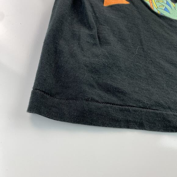 Vtg 80s 90s Single Stitch Turtle Bay Flamingo Neon Art T Shirt 3XL Sleep Big - Picture 7 of 10